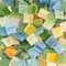 Oceanside Compatible™ Small Multicolored Mosaic Stained Glass Squares, 8oz.